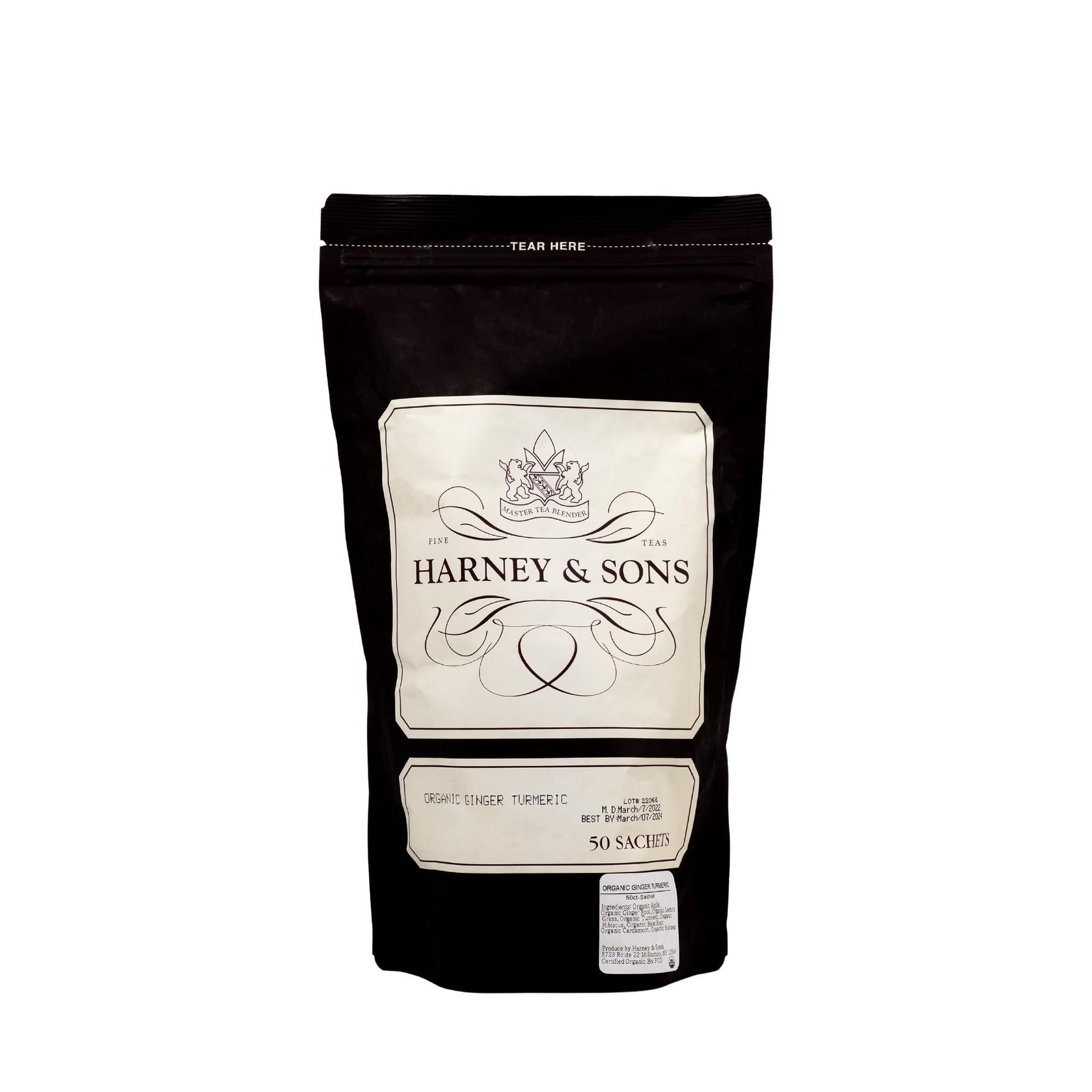 Harney & Sons Ginger & Turmeric Tea Refill Pack