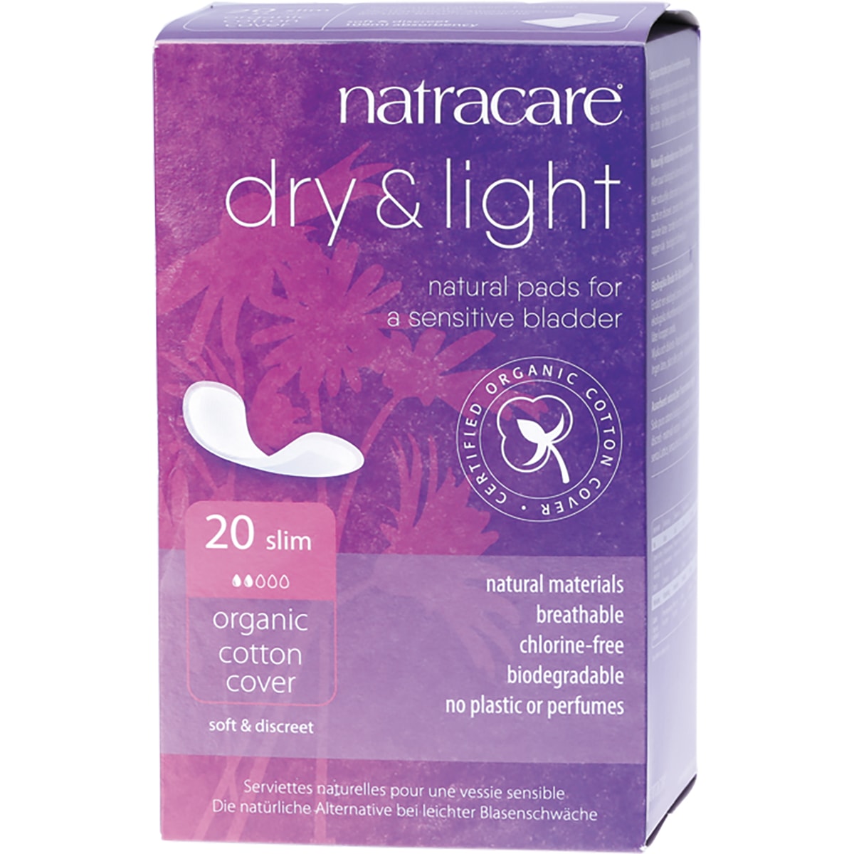 Natracare Dry & Light Incontinence Pads
